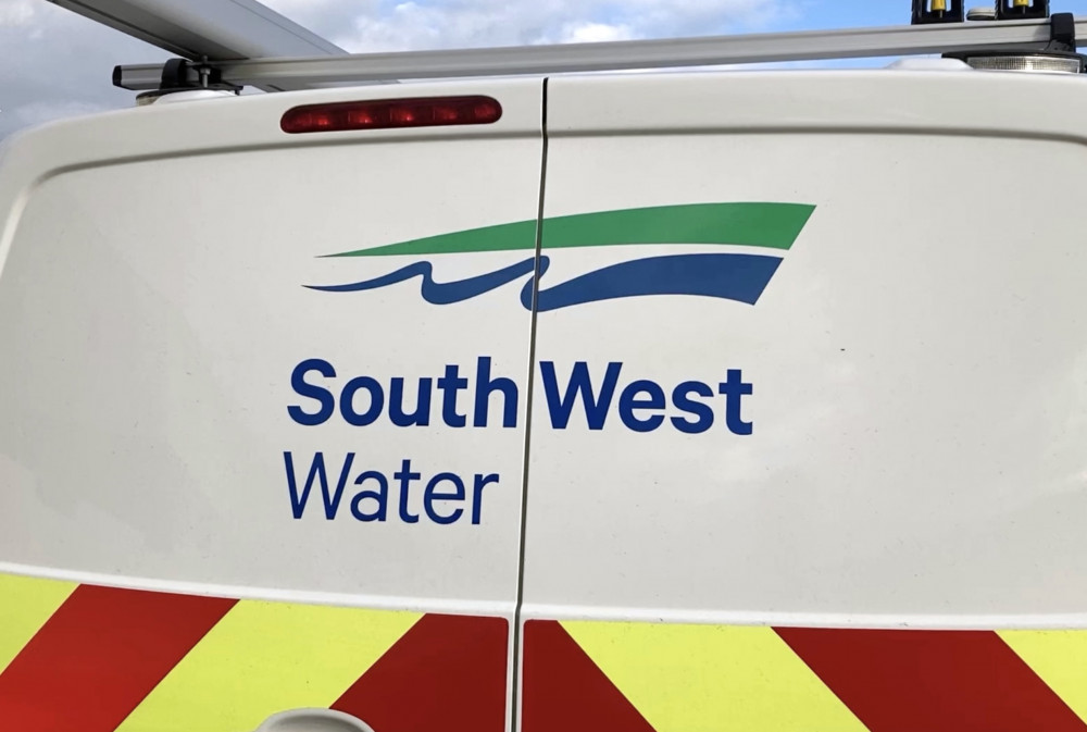 South West Water logo on van (Nub News/ Will Goddard)