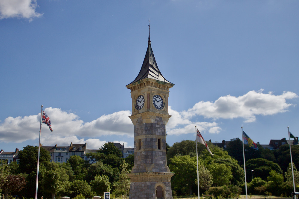 Exmouth clock tower (Nub News/ Will Goddard)