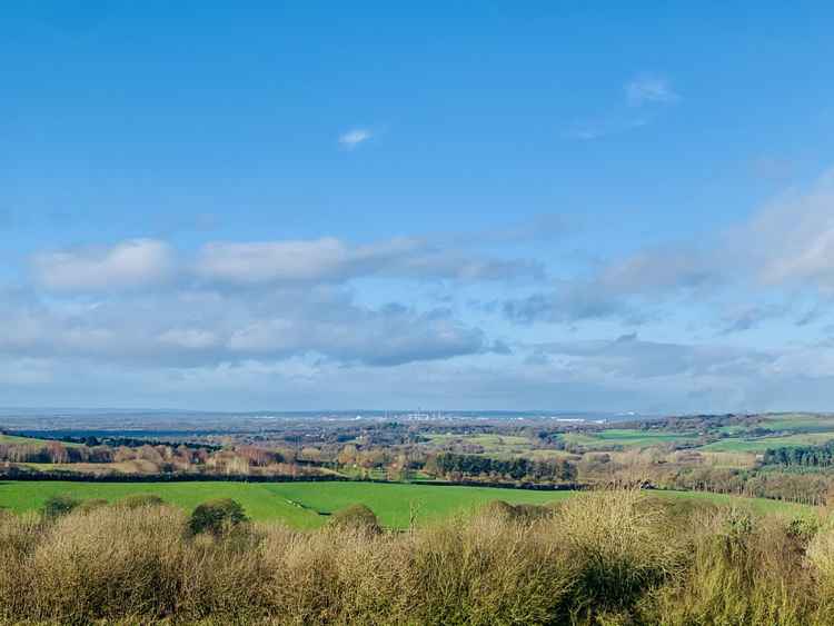 The view from Old Pale Hill