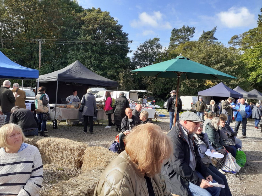 Rode Hall Farmers Market at Scholar Green near Alsager 