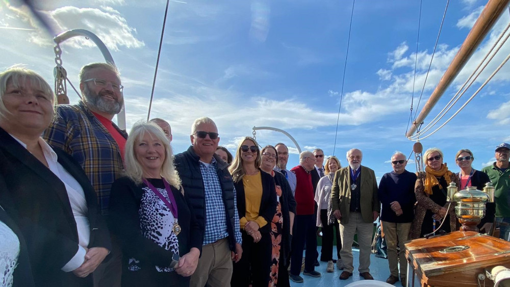 Guests were treated to a two-hour sailing trip and lunch. (Photo: Neil Speight)