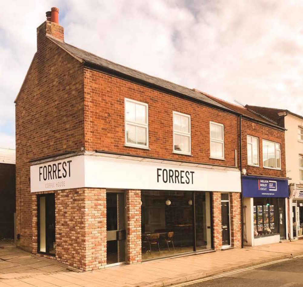 Warwickshire Police said nothing was taken during the break in at Forrest Coffee House