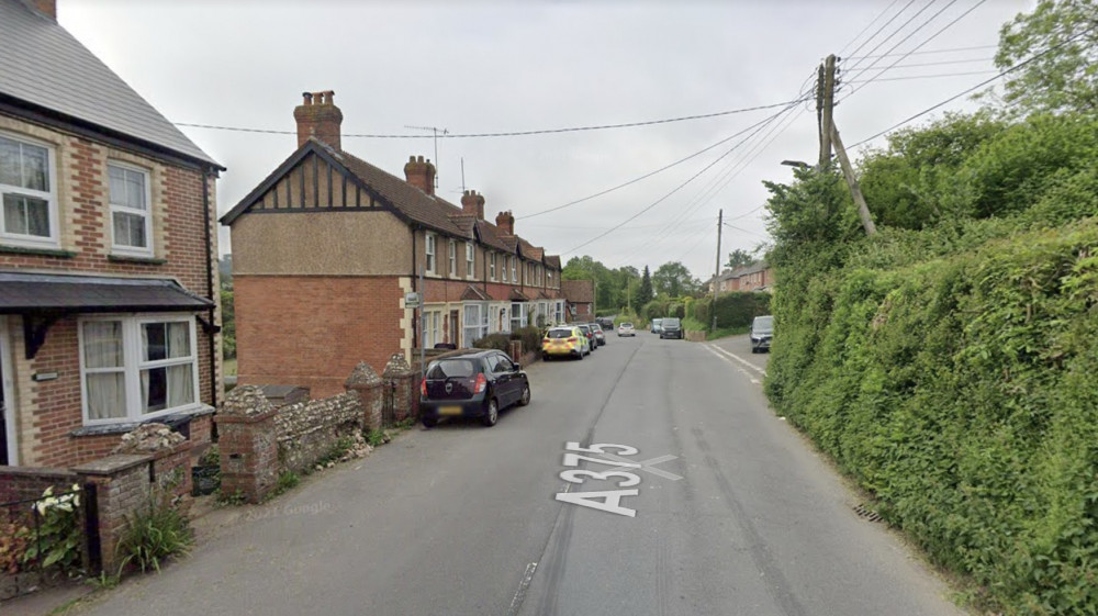 A375 Chapel Street, Sidbury (Google Maps)