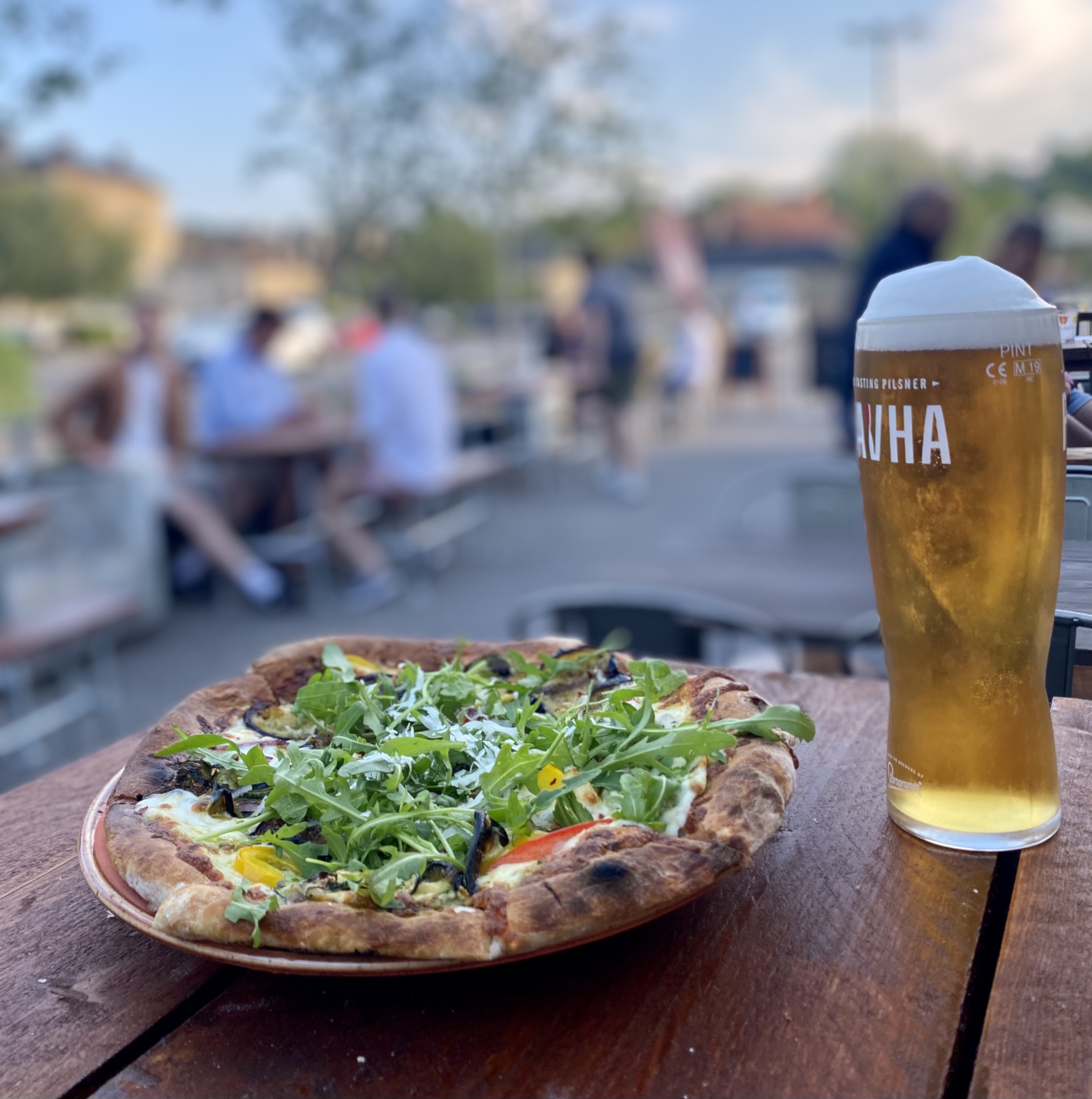 Pizza and a pint 