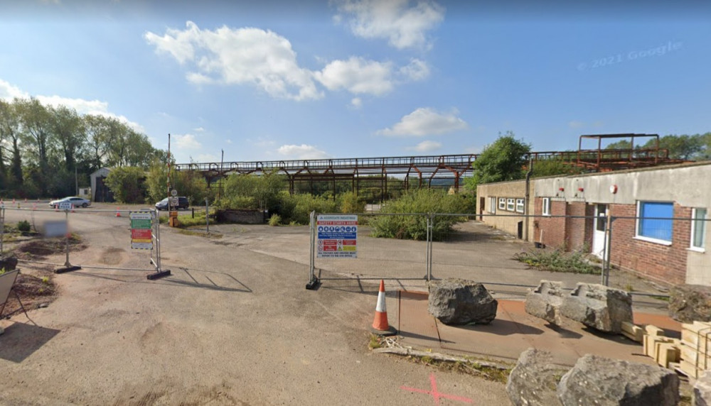 Proposed Site Of New Concrete Factory On Haygrove Lane Near Wanstrow. CREDIT: Google Maps. Free to use for all BBC wire partners.