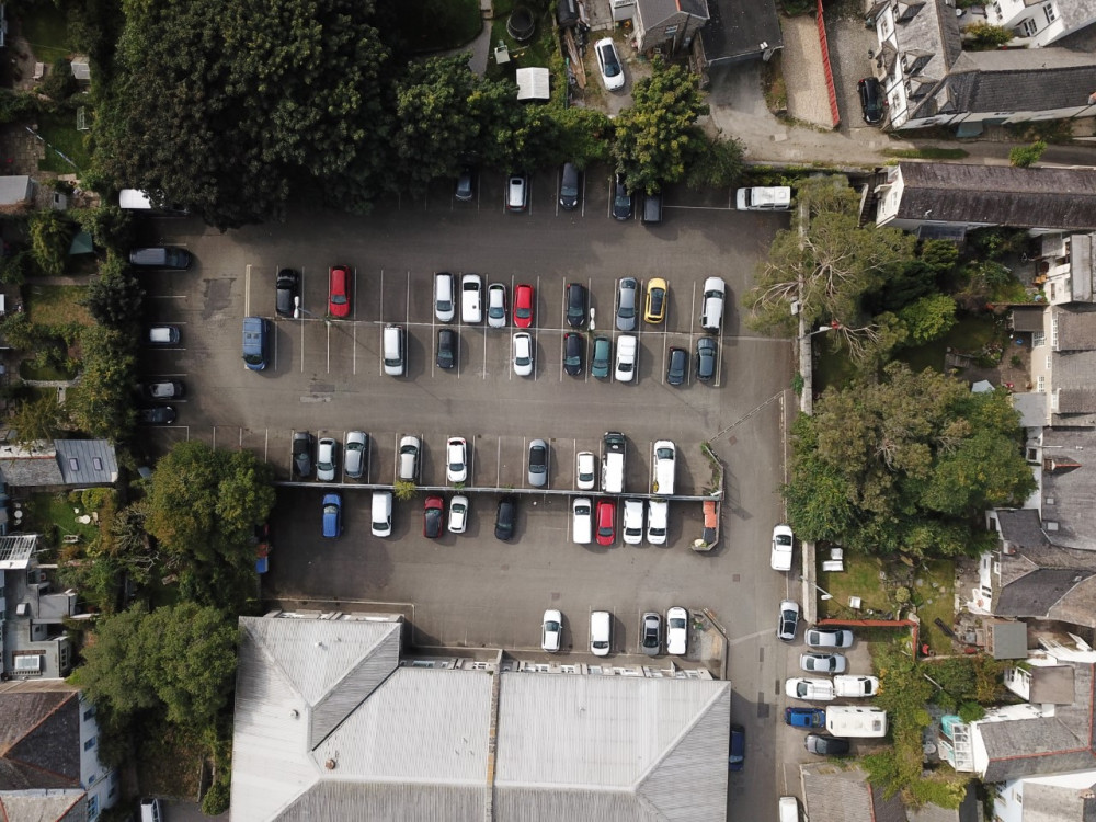 Commercial Road car park, Penryn.