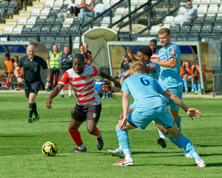 Kingstonian won their first game in seven on Wednesday. Photo: Ollie G. Monk