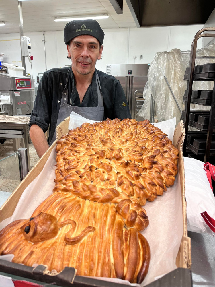 Using his loaf: baker John Calverley