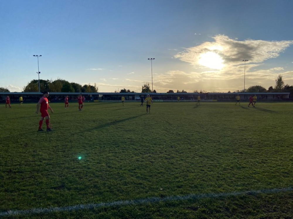 Hucknall Town's farewell to Watnall Road didn't have the fairy tale ending that the home fans had hoped for as they were beaten 2-0 in controversial circumstances by league leaders Aylestone Park. Photo Credit: Tom Surgay.