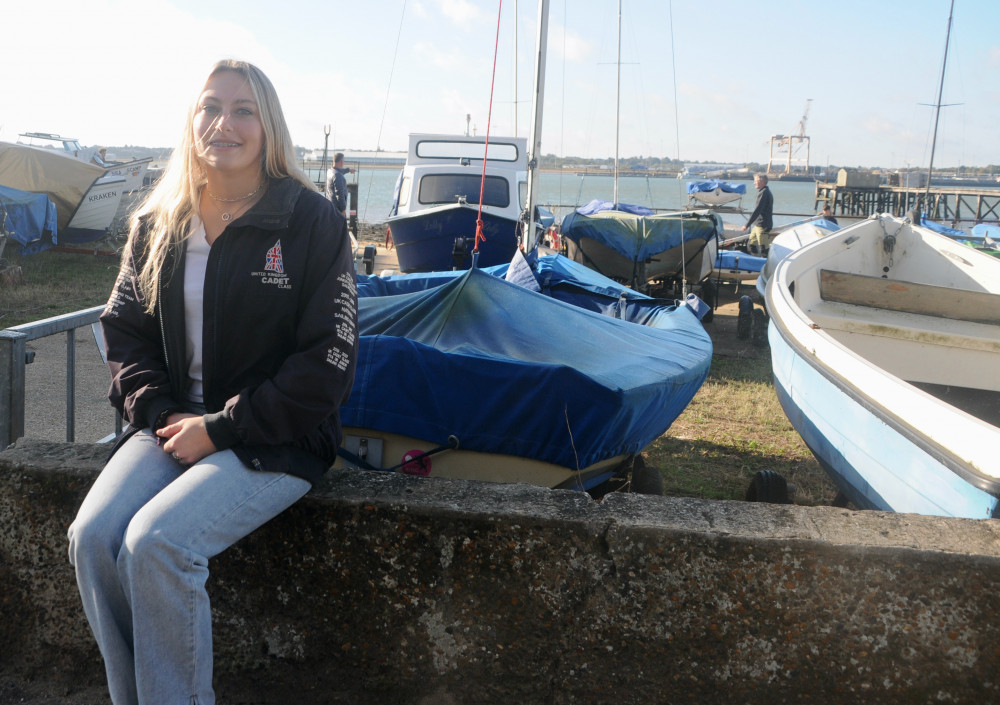 Great Britain Cadet class sailor Amelia Mayhew  (©NubNews)