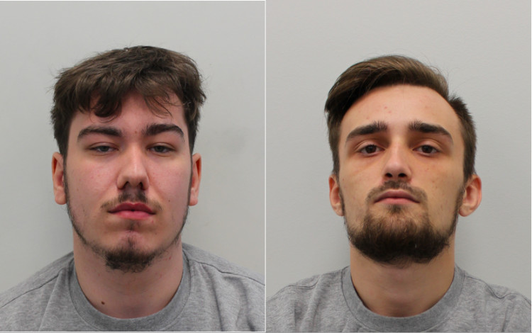 Joseph Barker (left) and Ben Myles were convicted at Kingston Crown Court on Friday, 14 October.