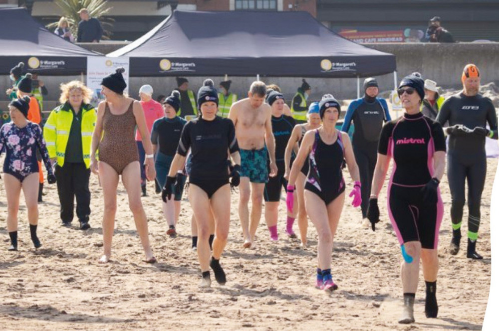 St Margaret’s Hospice New Year's Day Charity Dip 2023 