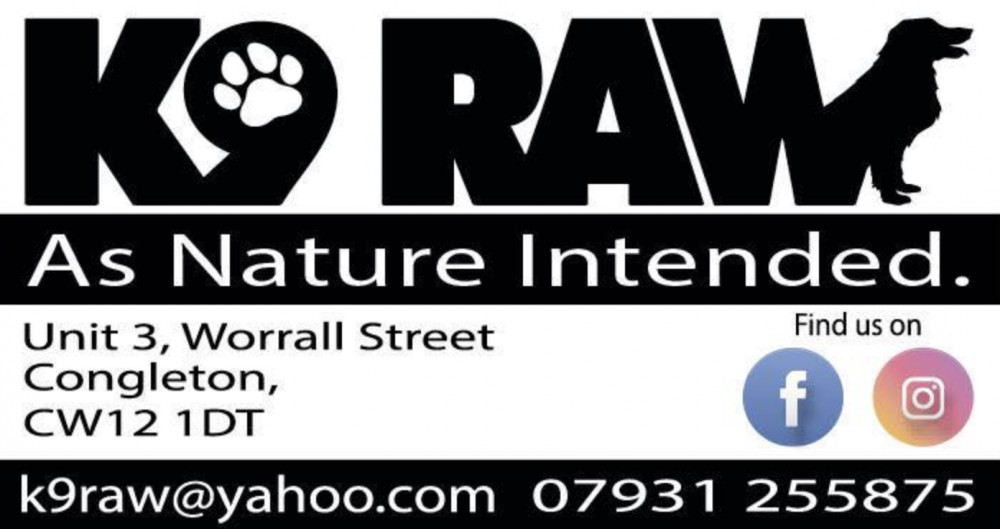 Congleton: Jo Kehoe welcomes you to K9 Raw Cheshire. 