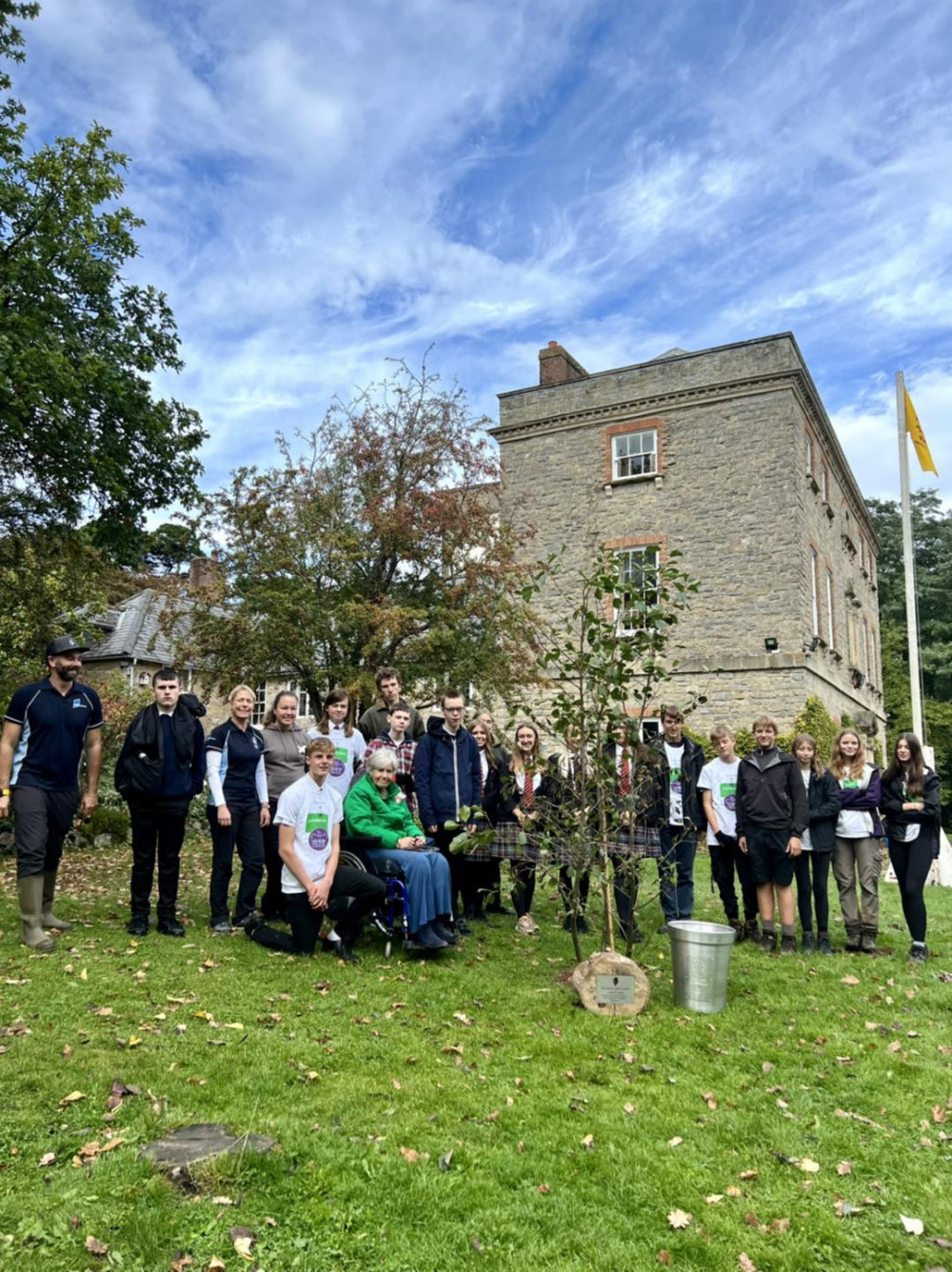 A tree of trees is presented to the DoE group