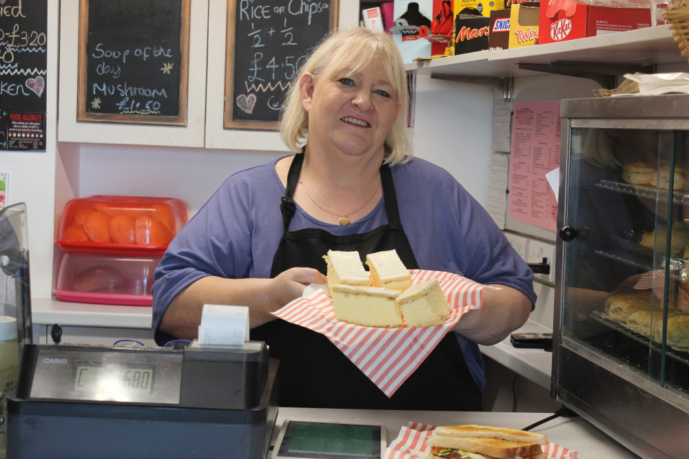 Higher Fence resident Debby Parmiter has ran Windmill Sandwich Bar for the past year. Congratulations! (Image - Alexander Greensmith / Macclesfield Nub News)