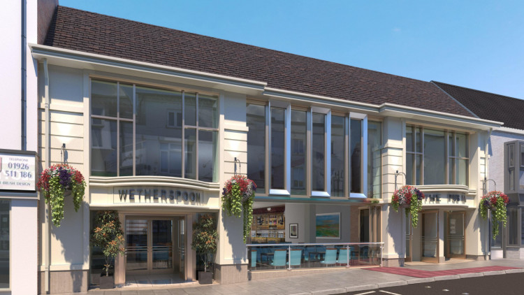 Wetherspoon withdrew its previous application for The Square venue in September (image via planning application)