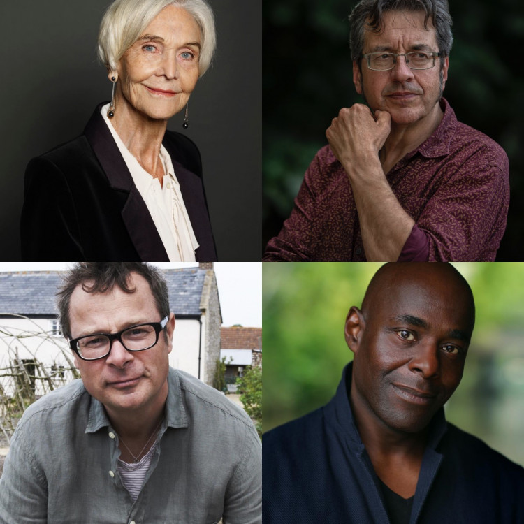 Top left Shelia Hancock, top right George Monbiot, bottom left Hugh Fearnley-Whittingstall and bottom right Patterson Joseph.