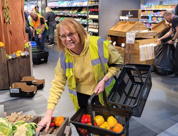 Food was distributed to Coventry Foodbanks 14 centres across the city (image supplied)