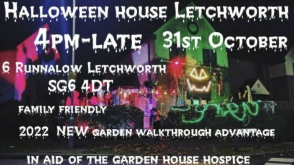 The much-loved Garden House Hospice in Letchworth is gearing up for their Halloween spook-tacular