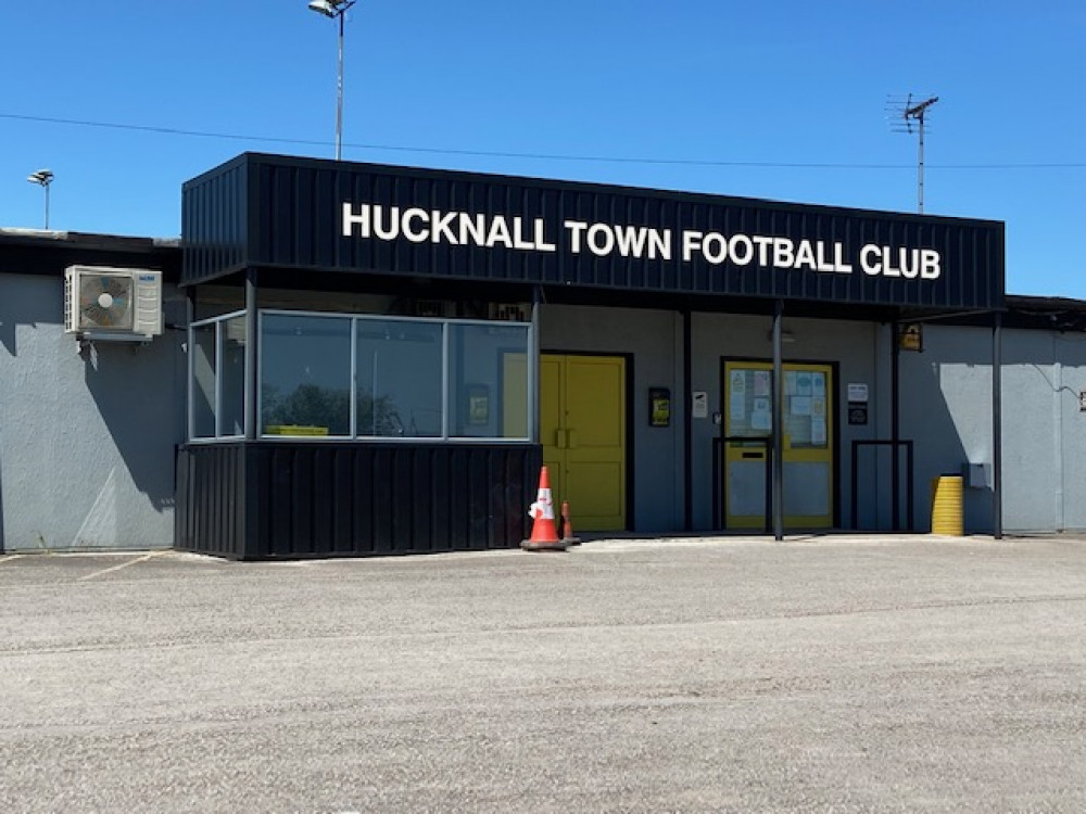 Hucknall Town’s final ever competitive fixture at Watnall Road ended in a 2-0 defeat as they were knocked out of the Notts Senior Cup by Basford United last night. Photo Credit: Tom Surgay.