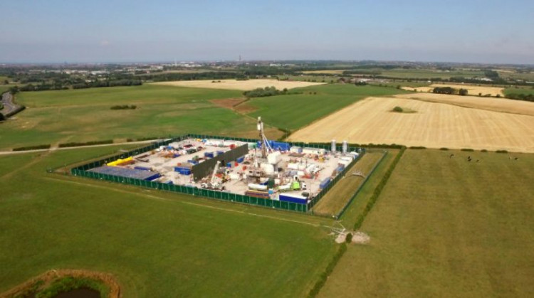 The fracking site in Lancashire, pictured in 2018 - Image: Cuadrilla