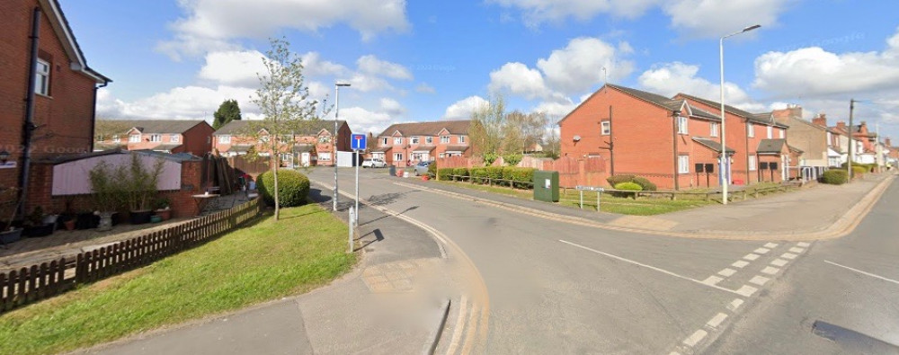 The incident happened in Burgess Street, Coalville. Photo: Instantstreetview.com