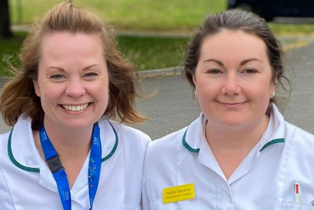 Helen Rostron and Hattie Stevens - both Primary Care Network Occupational Therapists