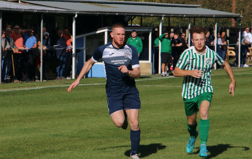 Hadleigh United's Owen Betts on target once more