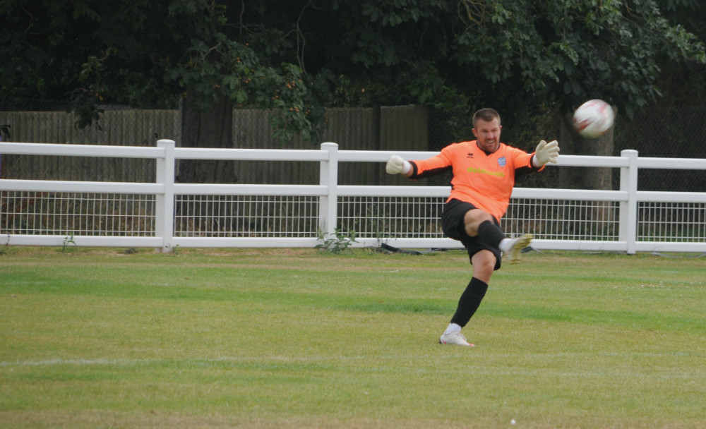 Brantham keeper Matt Walker sin binned