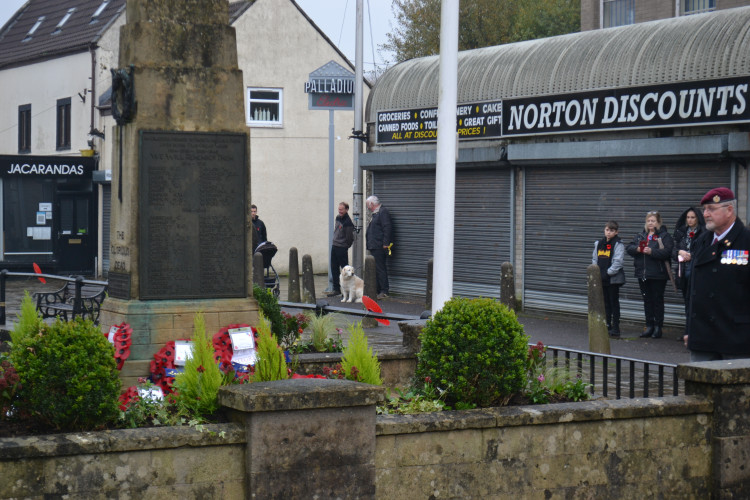 Last year's remembrance parade in Midsomer Norton