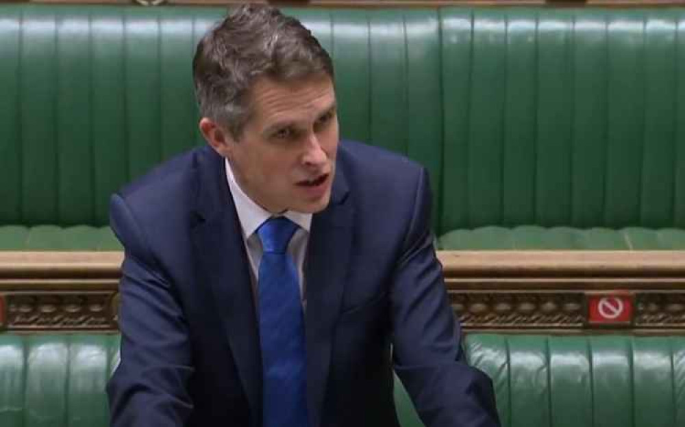 Gavin Williamson announced the delay in the Commons today