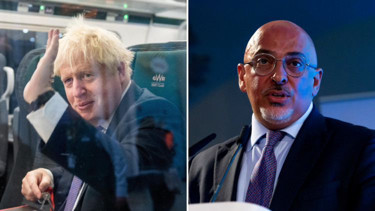 Nadhim Zahawi was backing Boris Johnson to make a return as Conservative Party leader (Images via SWNS)