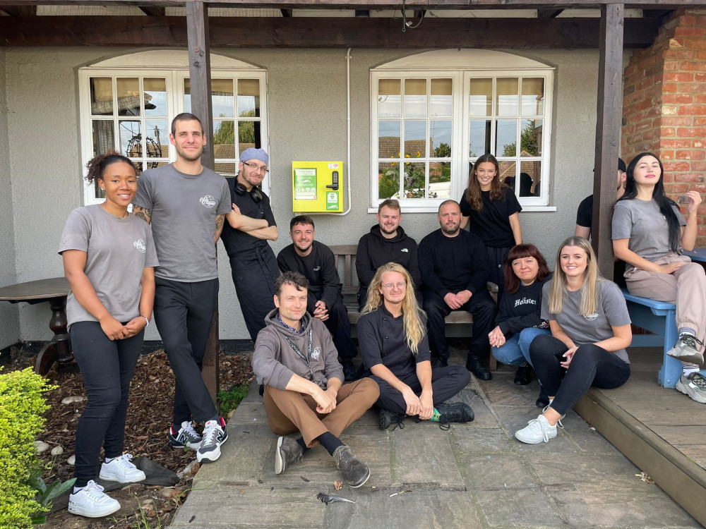 The big-hearted team at the Orange Tree in Hitchin. CREDIT: The Orange Tree