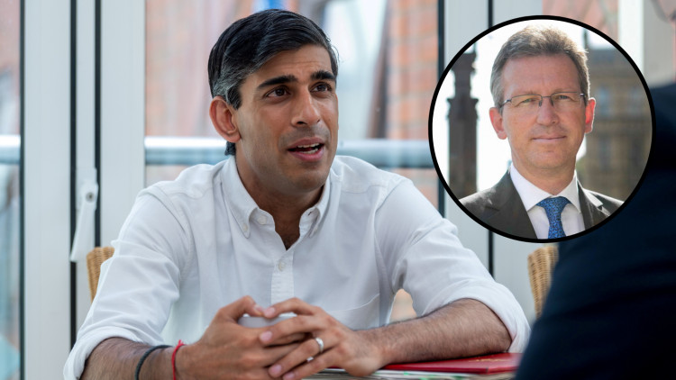 Rishi Sunak was announced as the new prime minister today after Penny Mordaunt dropped out of the Conservative leadership race (Images via SWNS and supplied)