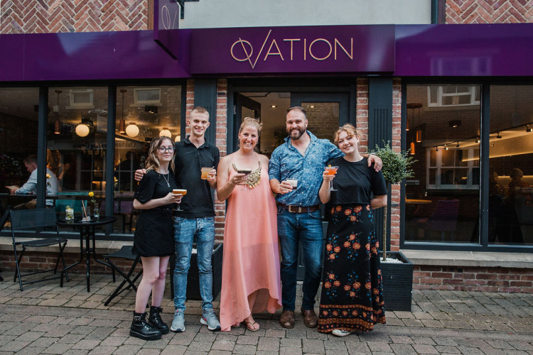 Bianca, Chris and the team recently celebrated the first birthday of Ovation (image courtesy of Ovation Wine & Spirit Bar)