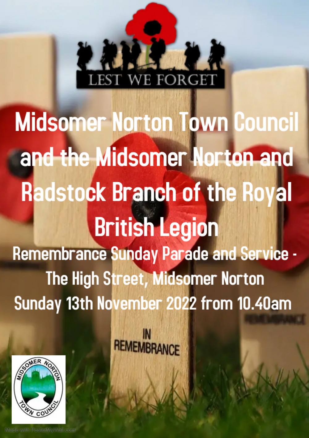 Midsomer Norton Remembrance Parade and Service