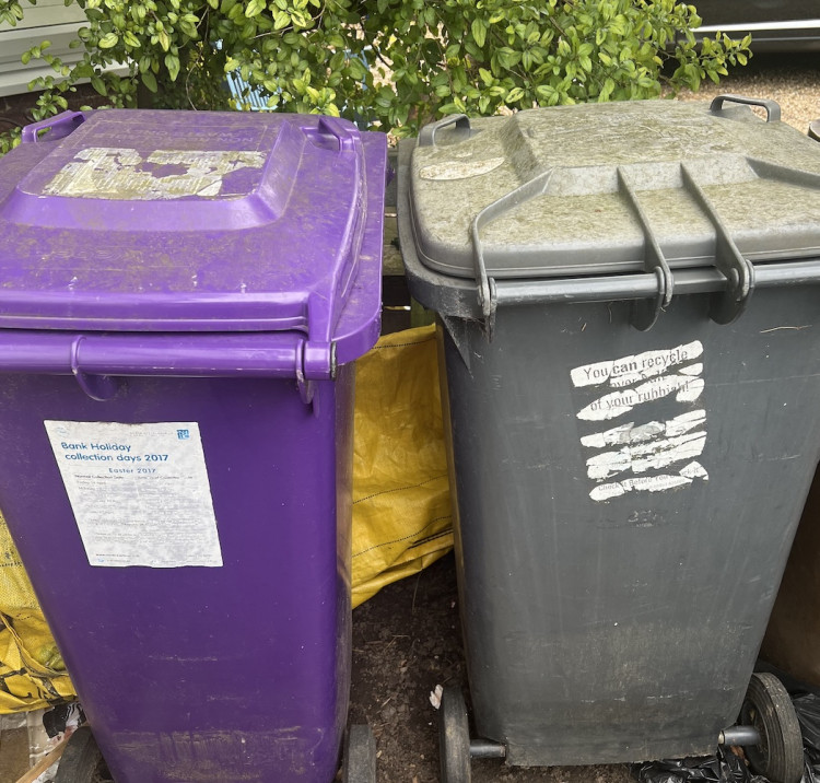 North Herts Council confirm purple bin collection will take place every three weeks instead of every 14 days currently 