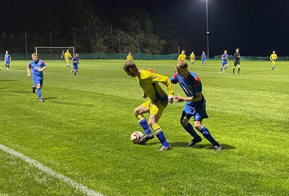 Action from Ashby Ivanhoe's win over Uttoxeter