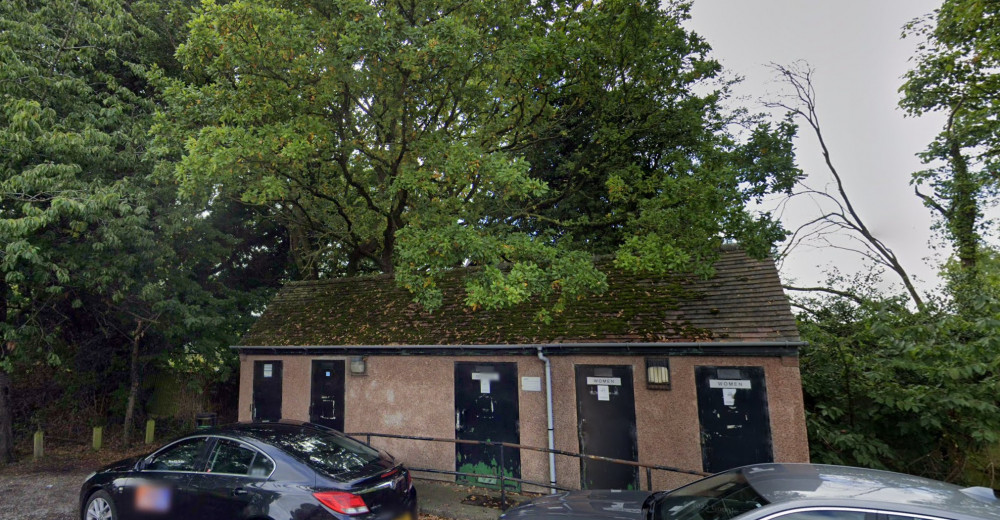 Google Street View of the closed loos