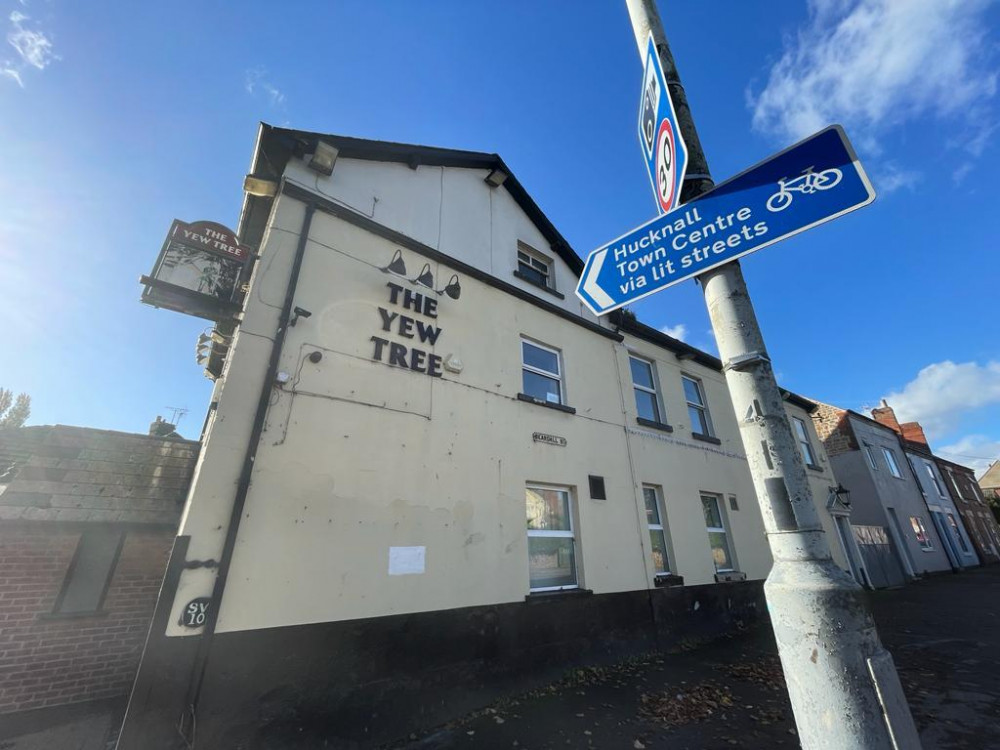 A dilapidated former pub in Hucknall will be transformed into nine flats after developers and council officers said they would work together to solve potential parking problems. Image LDRS.