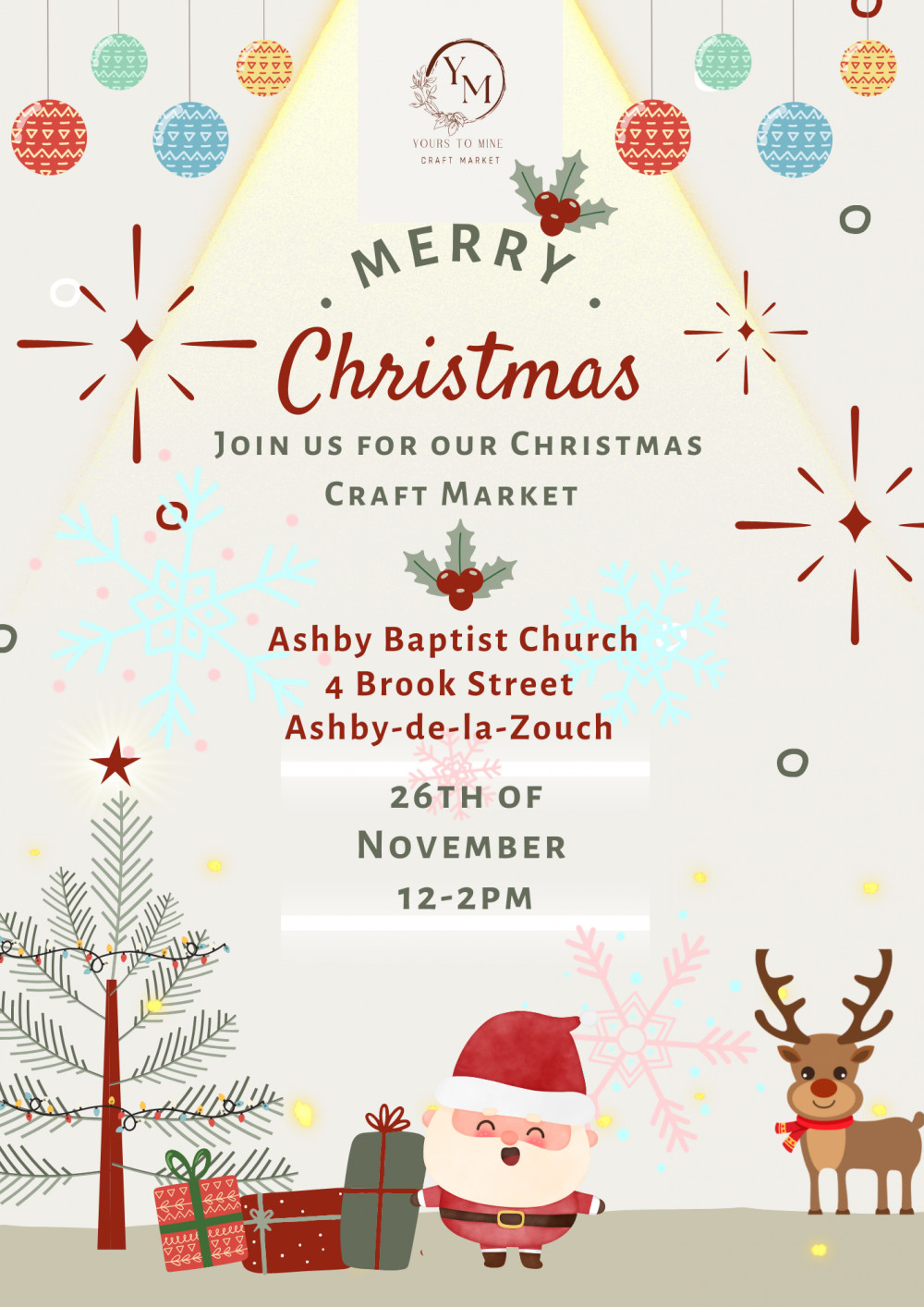 The Christmas Craft Market at Ashby Baptist Church