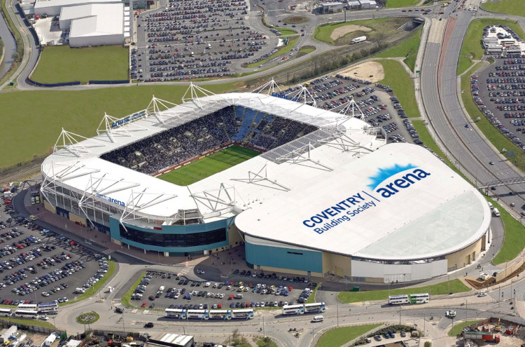 Coventry City FC said it would rather play at the Coventry Building Society Arena but said the circumstances are 'out of our control' (image via Advent)