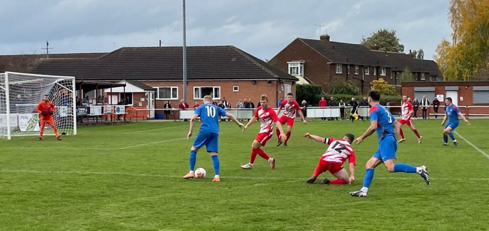 Action from Ashby's game at Stapenhill on Saturday