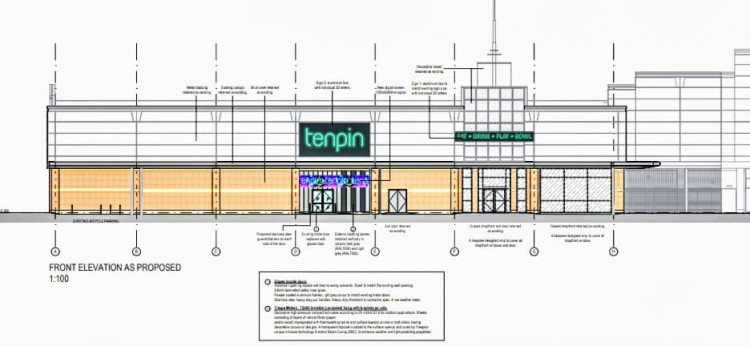 What is happening with the new Crewe Tenpin bowling centre