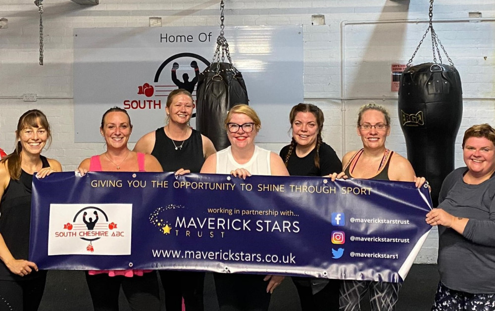 Local NHS staff and coaches at the boxing exercise classes (MTX).