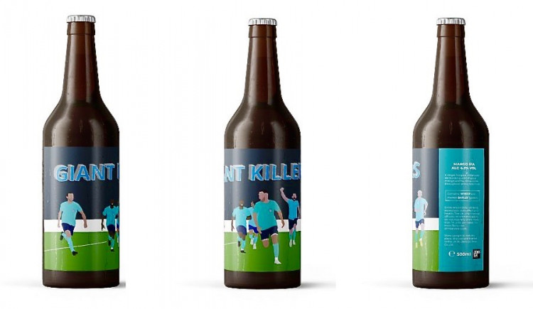 The beer was brewed in recognition of Coalville's FA Cup run