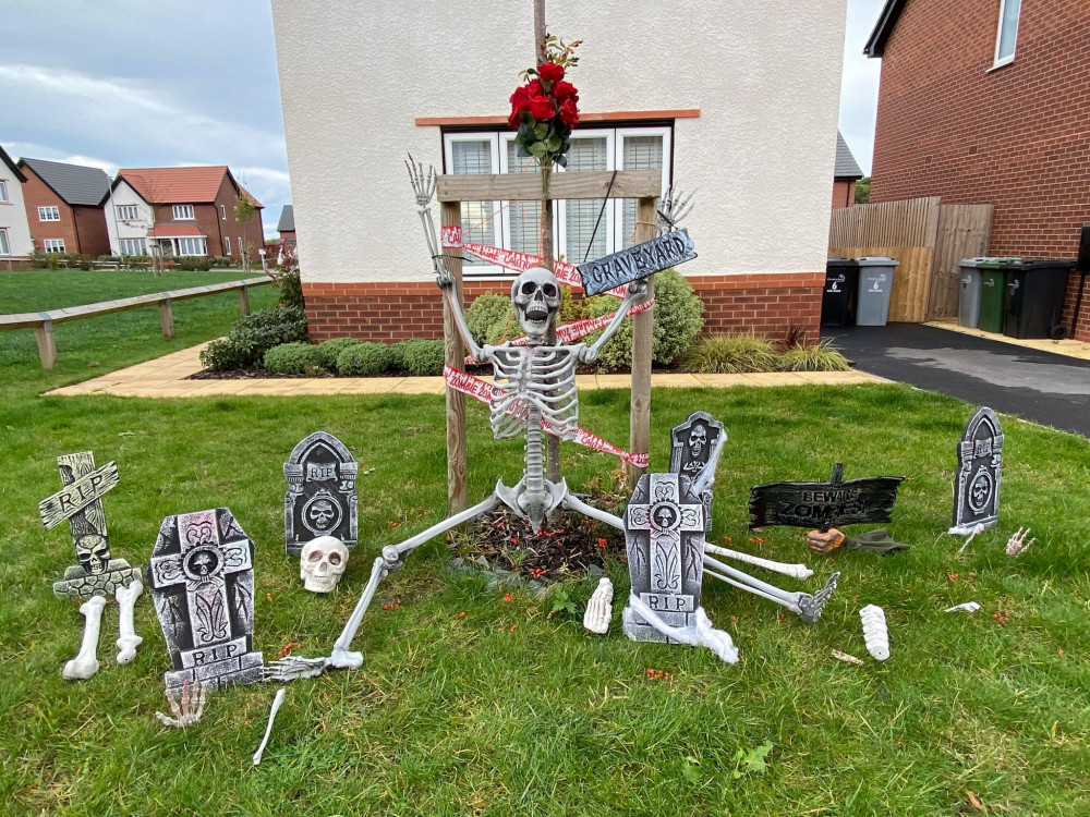 Several Crewe householders dressed their properties in ghoulishly good Halloween decorations - Wistaston Brook (Jonathan White).