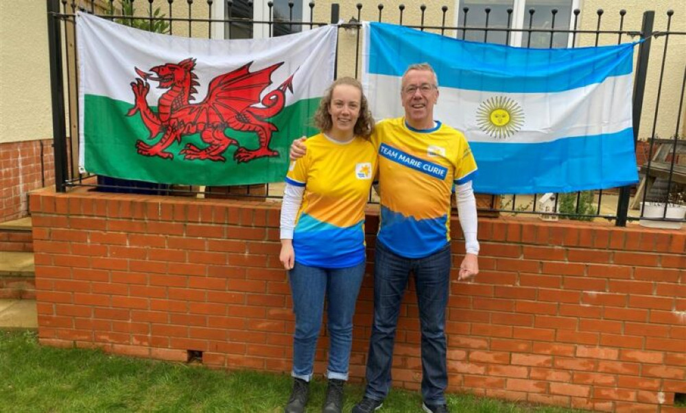 Father and daughter Gareth and Alys Petty from Cowbridge will embark on a trek across Patagonia