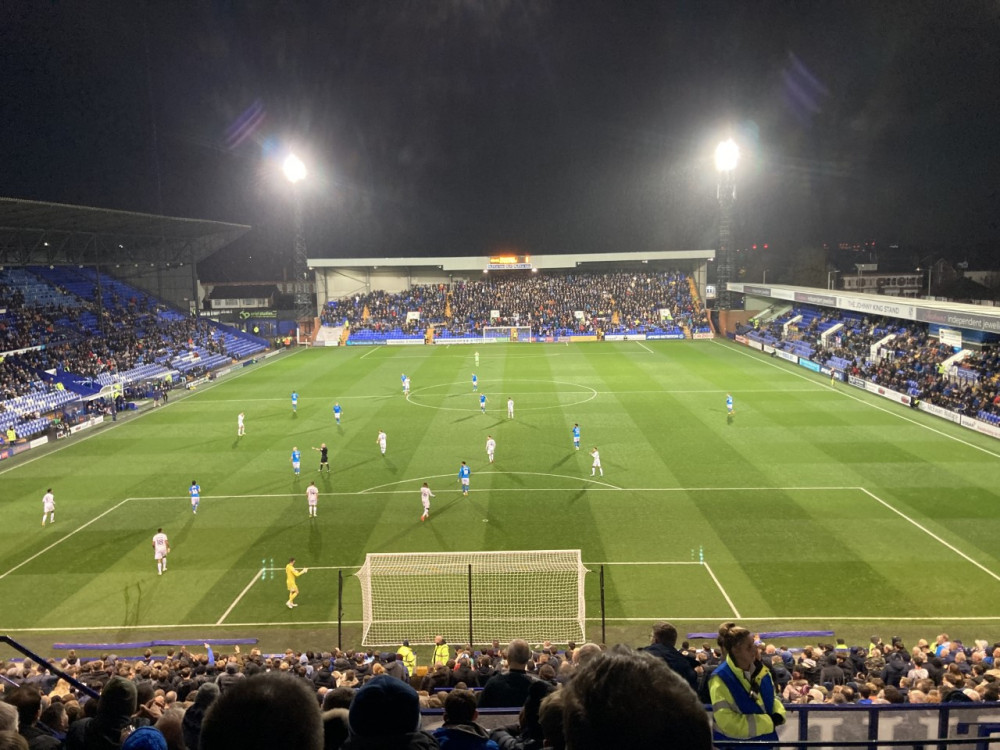 Prenton Park last night