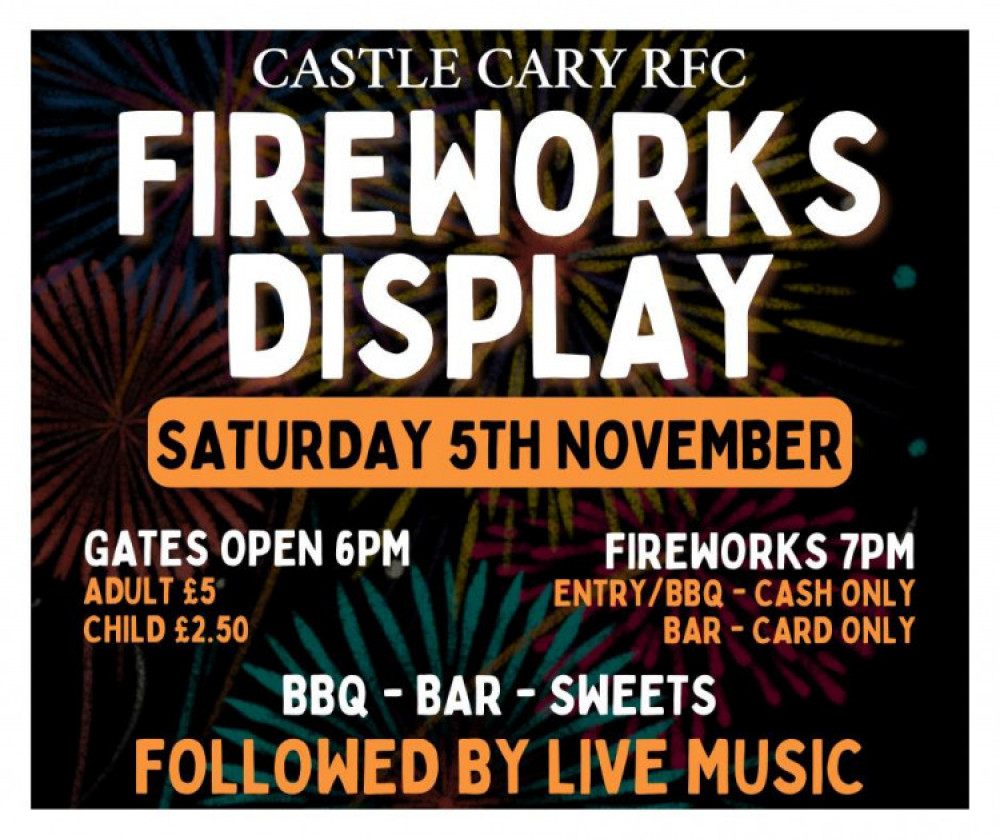 Castle Cary Fireworks Display